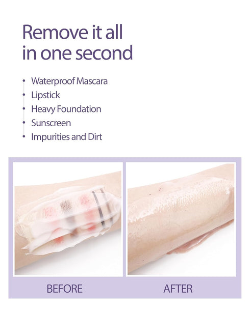 One Second Cleansing Balm (5.1fl oz) - Heavy Makeup Removal, Gentle, Moisturizing. Waterproof, Eye, Mascara, Lipstick Remover. Korean Skin Care. C...
