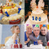 Blue Birthday Candles 4 Candle 4th Four Years Cake Bady Roman Numberal Cool Number Candle No 40 41 42 43 44 45 46 47 48 49...