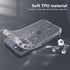 KSWOUS for iPhone 15 Pro Max Case Glitter with 2 Pack Screen Protector + 2 Pack Camera Lens Protector, Clear Glittering Cute Phone Case Shockproof...