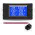 AC 80-260V Current Voltage Amperage Power Energy Panel Meter 100A LCD Display CT Digital Voltmeter Ammeter Voltage Current Tester Power Energy Fre...