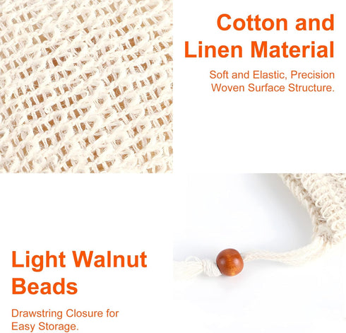 Eco-Friendly Skincare, Natural Exfoliation, Cotton Bathroom Accessories, Sustainable soap Storage, Zero Waste Shower Products, Biodegradable soap ...