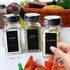 140PCS Spice Labels for Spice Jars, Black Minimalist Preprinted Spice Jar Labels,Waterproof Oil Resistant Label Stickers for Kitchen Pantry Season...