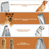 Dog Clippers Grooming Kit Hair Clippers with Nail Grinder Set 4 in 1, Cordless Electric Trimmer- Low Noise Paw Trimmer-USB Rechargeable Quiet Nail...