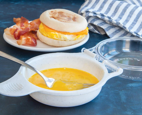 Nordic Ware 3-in-1 Breakfast set, 2-Piece, White...