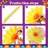 36 Pcs Mexican Paper Flowers Colorful Fiesta Tissue Paper Flowers Pom Poms Mexican Carnival Paper Flowers for Floral Party Backdrop Wedding Birthd...