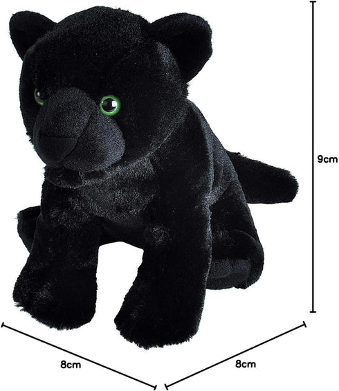 Wild Republic Jaguar Black, Cuddlekins, Stuffed Animal, 12 inches, Gift for Kids, Plush Toy, Fill is Spun Recycled Water Bottles...