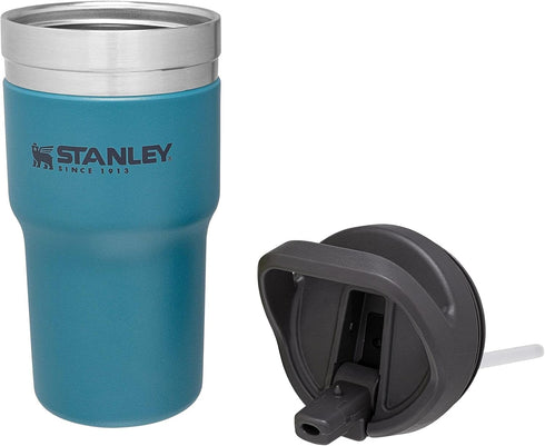 Stanley IceFlow Stainless Steel Tumbler with Straw - Vacuum Insulated Water Bottle for Home, Office or Car - Reusable Cup with Straw Leakproof Fli...