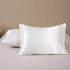 Silky Satin Toddler Pillowcases Set of 2, Super Soft Travel Pillow Covers, Small Kids Pillow Cases with Envelope Closure, 13"x 18", Ivory...