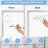White Board - Dry Erase Board for Wall, Double-Sided 12" x 16" Small Hanging Cubicle Magnetic Whiteboard, Portable for Planning, Kitchen, Memo, Sc...