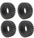 1.0 Crawler Tires for SCX24 Gladiator Bronco C10 JLU Deadbolt B17 Axial 1/24 1/18 Tracked car 4PCS...
