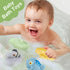 Bath Toys for Kids Ages 1-3 , 9 Pack No Hole Animal and Float Boats Baby Bath Toys for Babies 6-12 Months, Baby Pool Bathtub Toys Presents for Pre...