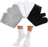 3 Pairs V-Shape Splited Toe Tabi Socks?Flip Flop Tabi Socks...