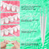 Toothpicks Interdental Brushes Picks,Double-Ended Soft Bristle Dental Floss Picks Brushpicks Teeth Cleaning Tool Portable Oral Care Tooth Picks 40...