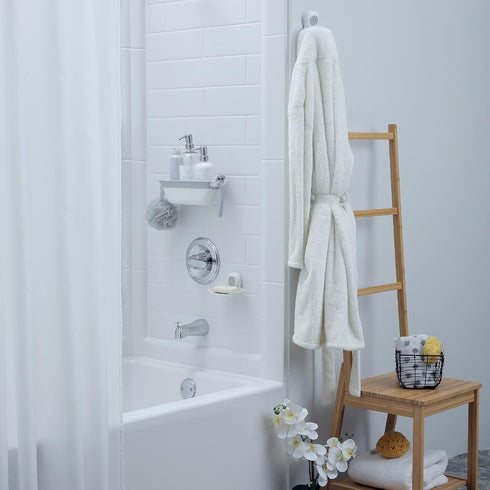 SlipX Solutions Patented On The Dot Power Lock Suction Cup Hook, Razor Holder & Phone Cradle (Perfect for Shower & Mirror, Holds 11 lbs, 2 Pack)...