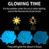 150 PCS Luminous Stones - Blue Glow Rocks Decorations DIY Decorative Pebbles for Aquarium Fish Tank Sidewalk Garden Path Patio Terrace Lawn Yard O...