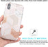 JAHOLAN Compatible iPhone X Case iPhone Xs Stylish Shiny Rose Gold Marble Design Clear Bumper Glossy TPU Soft Rubber Silicone Cover Phone Case...