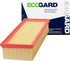 ECOGARD XA6093 Premium Engine Air Filter Fits 2010-2017 Audi Q5, 2009-2016 A4 Quattro, A4, 2010-2017 A5 Quattro, 2010-2016 A5, 2013-2016 allroad, ...