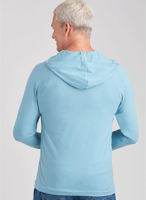 Simplicity Unisex Dual Port Access Chemo Top and Hoodie Sewing Pattern Kit, Code S9723, Sizes XS-S-M-L-XL, Multicolor...