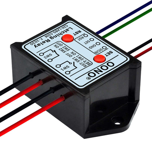 DPST 1NO 1NC 8Amp Latching Relay Module (DC 12V)...