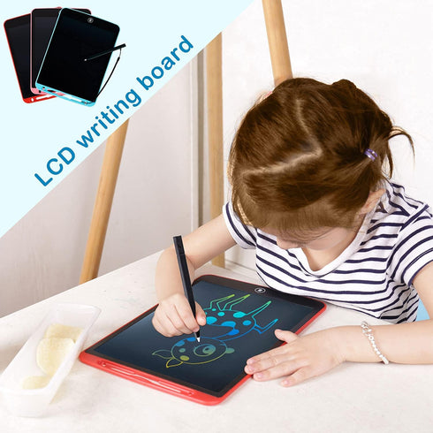 Girls Toys Gifts LCD Writing Tablet for Kids 10 Inch, Colorful Doodle Board Drawing Tablet with Lock Function, Erasable Reusable Writing Pad, Educ...