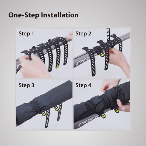 Bone Universal Bike Strap Holder for Waterbottle, Raincoat, Supplies, Music Speaker, Cycling Accessories Strap for Mountain Road Bike, Camping acc...