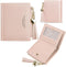 Womens Small Wallet Mini Purse Bifold Slim Card Case Holder Zipper Coin Pocket...