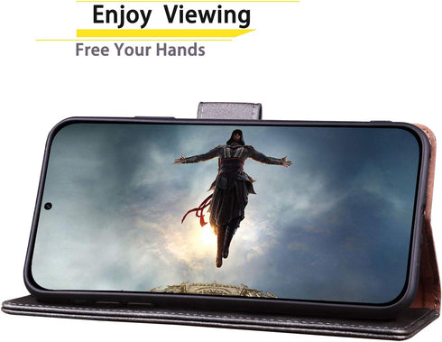 SUANPOT for Samsung Galaxy A52 4G& 5G Leather Wallet case with RFID Credit Card Holder Flip Folio Book Phone case Shockproof Cover for Women Men f...