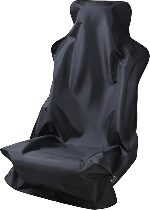 Magca Car Seat Cover Protector, Waterproof, Front Seat Cover for Universal Car Seat, Black, Pack of 1...