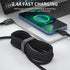 AICase iPhone Charger Cable, 6.4ft Nylon Braided Charging Syncing Cord with LED Display Compatible with iPhone 13 13 Pro 12 Pro Max 12 11 X XS XR ...