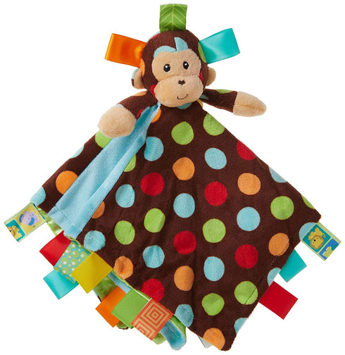 Mary Meyer Taggies Dazzle Dots Character Blanket, Monkey...