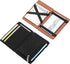 Fida&Moon ultra-thin minimalist men's magic wallet men's PU leather zipper coin purse bag plastic credit card bank card holder...