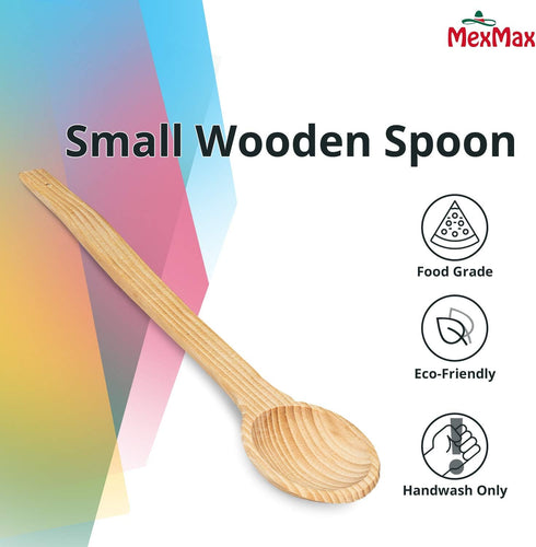 CHAMPS Wooden Spoons 6-Pack – 18 Inch Bamboo Kitchen Utensils – Large Wooden Cooking Spoons for Mixing, Stirring & Serving – Non-Scratch Wood Spoo...