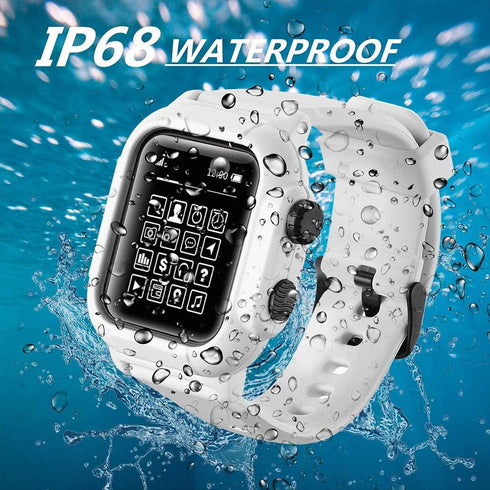 Waterproof Case for 42mm Apple Watch Series 3 and Series 2, Full Body Shell for Waterproof Dustproof Snowproof Anti-Scratch Shockproof Impact Resi...