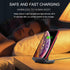 Wireless Charging Station Inductive Phone Charger Dock 15W Fast Qi-Certified Wireless Charging Stand Compatible with iPhone 15 14 13 12 11 Pro XS ...