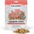 Icelandic+ Mini Fish Chips: Salmon 2.5oz - Dog Treats, for Training & Small Dogs, 2 Ingredient Air-Dried Crunchy Chips...