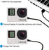 Suptig Charging Cable Mini USB Charging Cable 2 Pack Compatible for Gopro Hero 4 Silver Hero 4 Black Hero 3+ Silver Hero 3+ Black Hero 3 White Her...