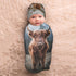 Swaddling Blanket for Baby, Soft Sleeping Bag, Sack for Newborn Boys Girls, Unisex Baby Stuff, Highland Cow...