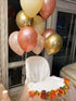 Boho Rainbow Party Decorations/Boho Balloons Birthday Balloons for Women Rose Gold Cherry Pink/Rose Gold 2025 Cherry Pink of 15pcs...
