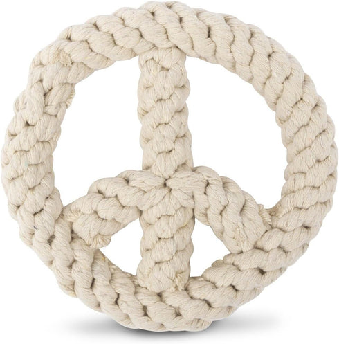 Harry Barker Rope Peace Dog Toy...
