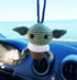 Alien, Car Mirror Hanging Decorations, Crochet Handmade Car Rear View Mirror Holder Hanging Accessories, Bag Ornament....