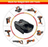 Adapter Convert for DeWalt/for Milwaukee to Ridgid AEG, DM18AR Battery Converter for DeWalt 20V&for Milwaukee M18 18V Lithium Battery to Work with...