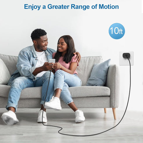 Type C Charger Fast Charging 3Pack 25W USB C Super Fast Wall Charger Block with 10ft Extra Long C to C Charging Cable for Samsung Galaxy S22, iPho...