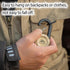 Retractable Keychain Heavy Duty, Multitool Carabiner Badge Holder, Retractable Keychain Clip Id Holder, Upgraded 58cm Stainless Steel Cord, Suitab...