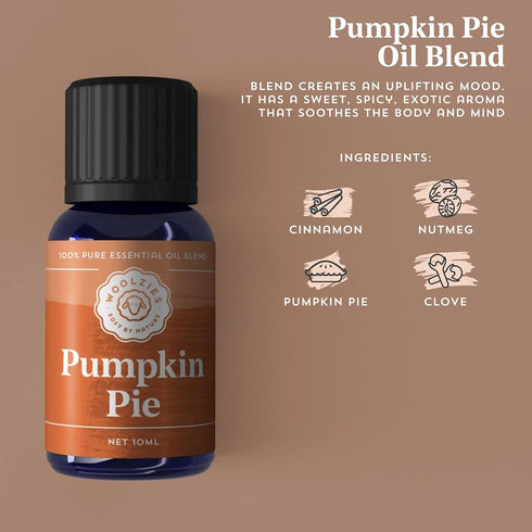 Woolzies Autumn Bakery Fall Essential Oil Set of 3 | Includes Pumpkin Pie, Cinnabake & Orange Twist | 10ML...