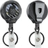 MNGARISTA Upgraded Heavy Duty Retractable Keychain with Belt Clip, 10 OZ Retraction, 31.5" Stainless Steel Cord, 3K Carbon Fiber ID Badge Reel wit...