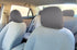 Universal Headrest Covers for Cars & Trucks – Set of 4 Solid Grey Polyester Covers with Foam Backing for DVD & TV Monitors for Most Vehicles – Dur...