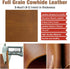 Thick Leather Sheets for Crafts Tooling Leather Square 1.8-2.1mm Full Grain Leather Pieces Genuine Cowhide Leather for Crafts Sewing Hobby Worksho...