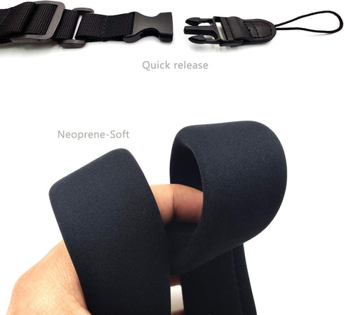 Camera Neck Straps with Quick Release Black for DSLR Camera or Binoculars Strap...