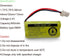 2.4V 800mAh BT183342 BT283342 BT166342 BT266342 BT162342 BT262342 Battery Compatible with CS6114 CS6419 CS6719 EL52300 CL80111 Cordless Handset Ph...