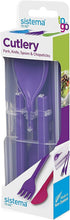 Sistema To Go Collection 4 Piece Cutlery Set...